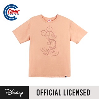 Disney Mickey Ladies Sketchy Mickey Oversized Graphic T-Shirt_03