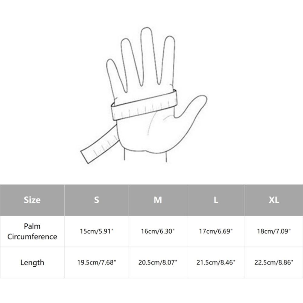 emilee-ถุงมือเต็มนิ้ว-ขับรถ-เดินป่า-กีฬา-หน้าจอสัมผัส