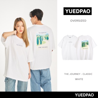 Yuedpao Limited Collection ฉลองครบรอบ 4 ปี รับประกันไม่ย้วย 2 ปี เสื้อยืดโอเวอร์ไซส์  YP The Journey Classic สี Whi_04