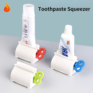 เครื่องบีบยาสีฟัน หลอดม้วนยาสีฟัน พลาสติก แนวตั้ง สําหรับห้องน้ํา DGE LQZ