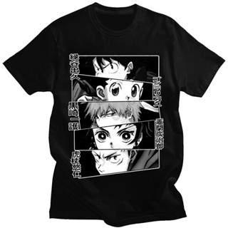 Tee เสื้อยืด พิมพ์ลายกราฟิกอนิเมะ Bleach Ichigo Kurosaki My Hero Academia สําหรับผู้ชาย และผู้หญิง_04