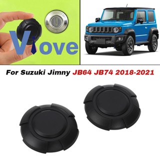 2PCS Magnetic Car Door Key Hole Trim Cover for Suzuki Jimny JB64 JB74 2019-2022 Door Lock Cover Exterior Accessories