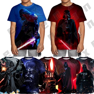 Enx เสื้อยืดแฟชั่น พิมพ์ลาย Darth Vader Anakin Skywalker 3D สําหรับเด็ก