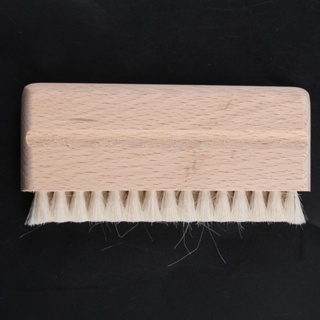 QJ for LP Vinyl Record Cleaning Brush Anti-static Goat Hair  Handle Brush Cleaner for  Player Turntable Tools Kit