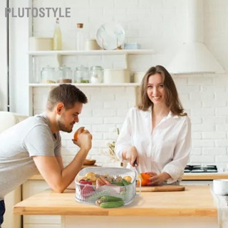 PLUTOSTYLE ฉนวนกันความร้อนฝาครอบจานผักของเหลือมัลติฟังก์ชั่นผ้าคลุมโต๊ะในครัวกันฝุ่นผ้าคลุมอาหาร