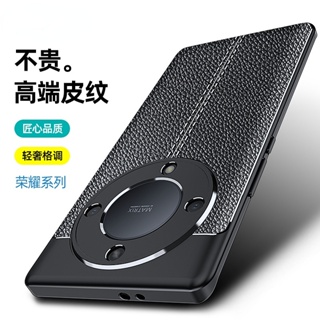 เคสโทรศัพท์มือถือ หนัง PU นิ่ม กันกระแทก ป้องกันเลนส์กล้อง หรูหรา สําหรับ Huawei Honor X9a 2023 HonorX9a