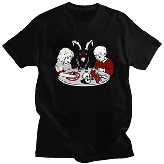 Fashion My Family And Devil Goat T Shirts Short Sleeve Satanic Baphomet T-shirts Summer Tee Tops Cotton Regular Fit_01