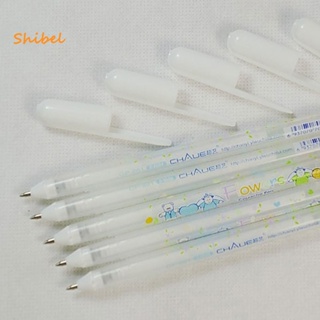 Shibel ปากกาหมึกเจล ขนาด 0.8 มม. สีขาว เหมาะกับของขวัญ สําหรับเขียน สํานักงาน โรงเรียน