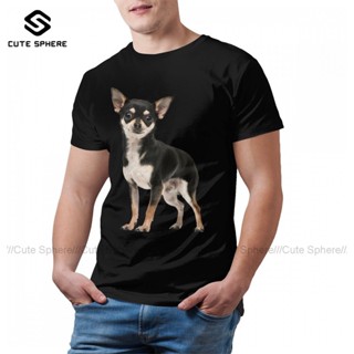 ขายดี เสื้อยืดแขนสั้น พิมพ์ลายกราฟฟิค Chihuahua Basic Fun FEknfg11LBijjb80_02