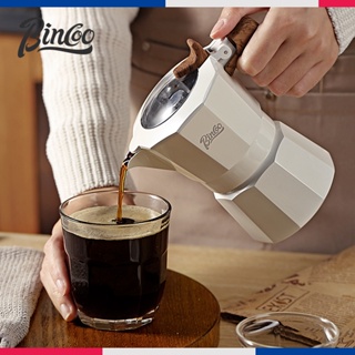 Bincoo Moka Pot เครื่องชงกาแฟ มอคค่าพอท วาล์วคู่ ขนาดเล็ก สําหรับบ้าน