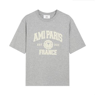 ❤🆕   เสื้อยืดคอกลม แขนสั้น พิมพ์ลายตัวอักษร ทรงหลวม สไตล์สตรีท สําหรับผู้ชาย และผู้หญิง