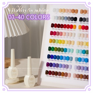 Ennisi ยาทาเล็บเจล UV LED กึ่งถาวร 68 สี 15 มล. แฟชั่นใหม่ 01-40 สี