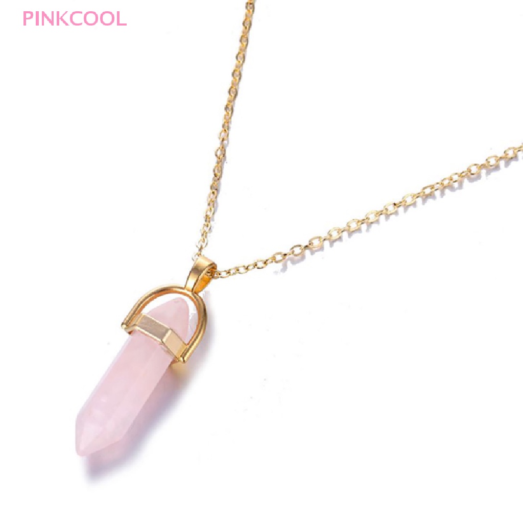 pinkcool-1-ชิ้น-หินคริสตัลธรรมชาติ-ไหปลาร้า-สร้อยคอหินภูเขาไฟ-จี้หิน-ขายดี