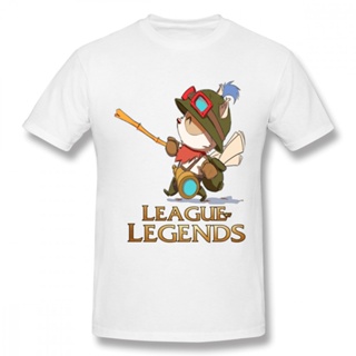 เสื้อยืดอินเทรนด์ผู้ชายอินเทรนด์ผู้หญิงเสื้อผ้าสไตล์ Teemo League Of Legends เสื้อยืดคุณภาพดีไซน์ผ้าฝ้ายคุณภาพดีชาย_03