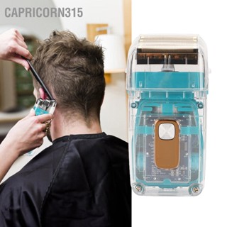 Capricorn315 Clipper ผมไฟฟ้ากันน้ำปิดกระชับเสียงรบกวนต่ำจอแสดงผล LCD ผมกรูมมิ่งทริมเมอร์โปร่งใส