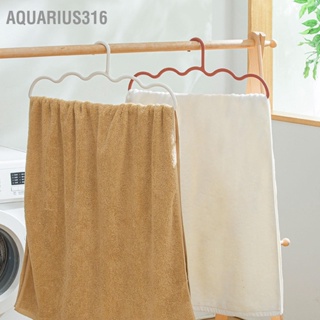  Aquarius316 3 ชิ้นเสื้อผ้าหยักไม้แขวนเสื้อไม่ลื่นไม่มีเครื่องหมายครัวเรือนหนาไม้แขวนเสื้อเสื้อผ้าสำหรับแผ่นเตียง