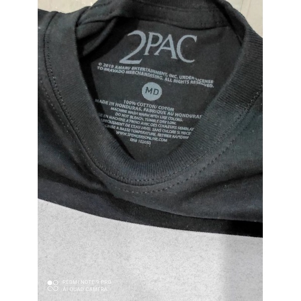 เสื้อวง-tupac-นิ้วกลาง-ลิขสิทธิ์แท้ปี2009