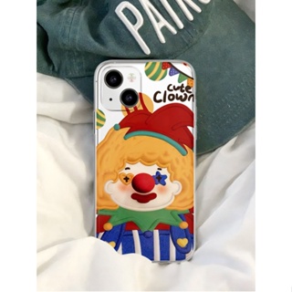 Christmas Clown เคสไอโฟน iPhone 11 8 Plus case X Xr Xs Max Se 2020 cover เคส iPhone 13 12 pro max 7 Plus 14 pro max