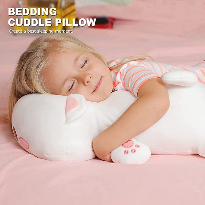 มีสินค้า-หมอนตุ๊กตาแมวน่ารัก-นอนกอดได้-35-50-65-ซม-สีเทา-สีขาว