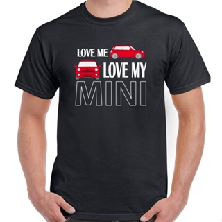 Sanc6 [พร้อมส่ง] เสื้อยืดแขนสั้นลําลอง ผ้าฝ้าย 100% พิมพ์ลาย Love Me Love My Mini Clubman Roadster Cooper John Works 2 C