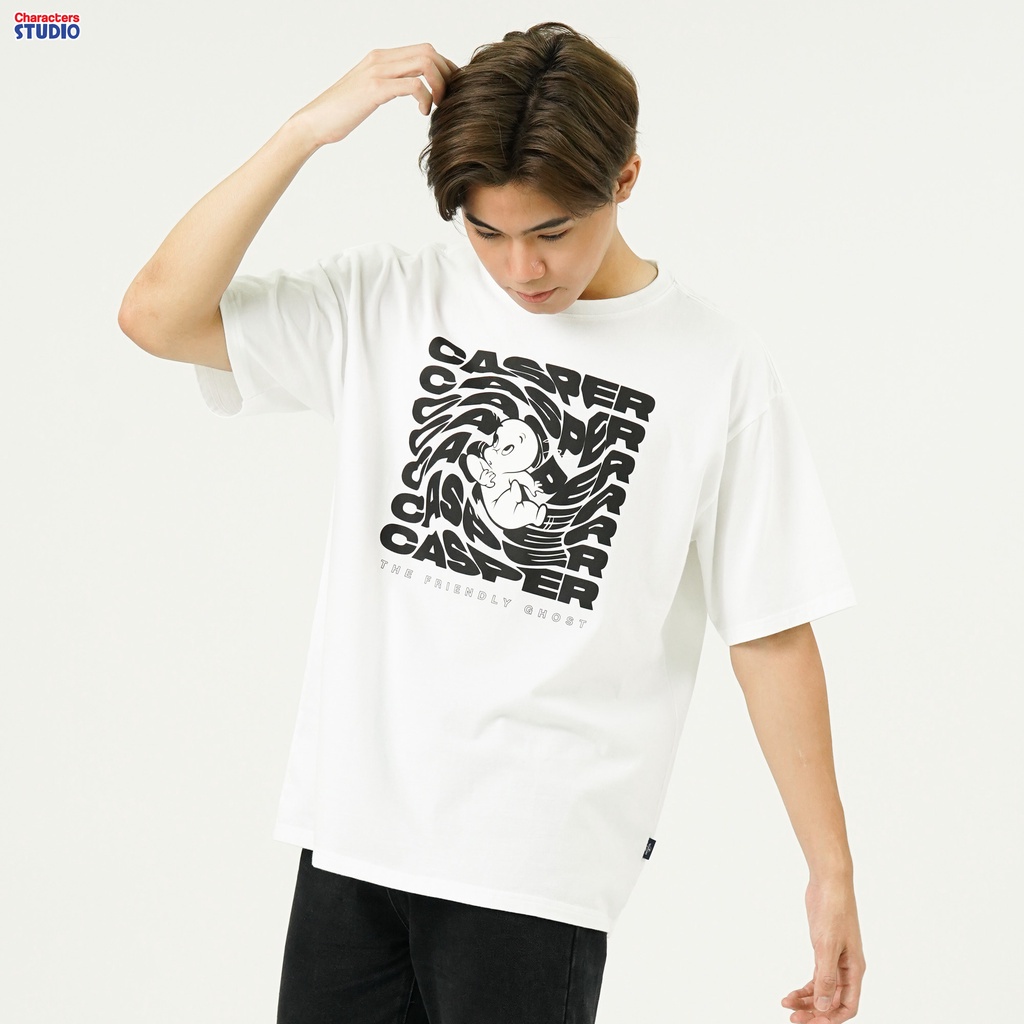 universal-studio-men-casper-oversized-t-shirt-cabonite-เสื้อผู้ชายโอเวอร์ไซส์-ยูนิเวอร์แซล-สตูดิโอ-แคสเปอร์-สินค