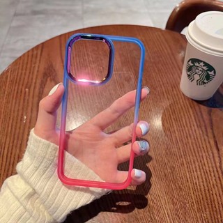 Case Redmi Note11 note11s 9s 9pro 10A 9A 9Cเคสกันกระแทก ขอบนิ่มหลังแข็ง เคสหลังใสขอบสีทูโทน เคสมือถือ ส่งจากไทย เคสทูโทน