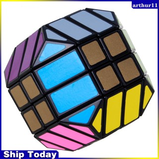 Arthur Lanlan Magic Cube 4x4 สติกเกอร์สมูท Dodecahedron Sepaktakraw Cube ของเล่นเพื่อการศึกษา