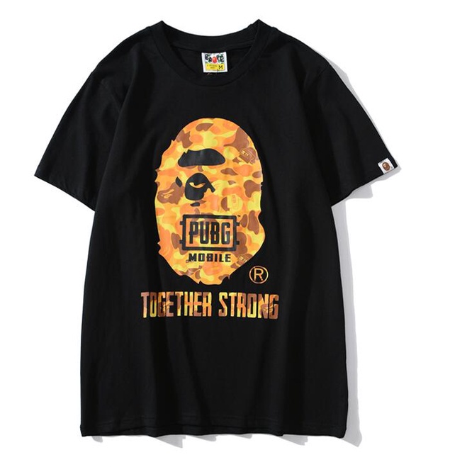 s-5xl-bape-x-pubg-เสื้อยืดแขนสั้นลําลอง-พิมพ์ลายตัวอักษร-พลัสไซซ์-m-3xl-01