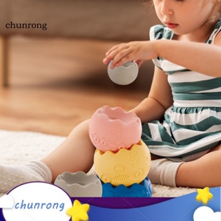 Chunrong บล็อคตัวต่อ รูปหอคอย ของเล่นเสริมพัฒนาการ สําหรับเด็ก 6 ชิ้น ต่อชุด