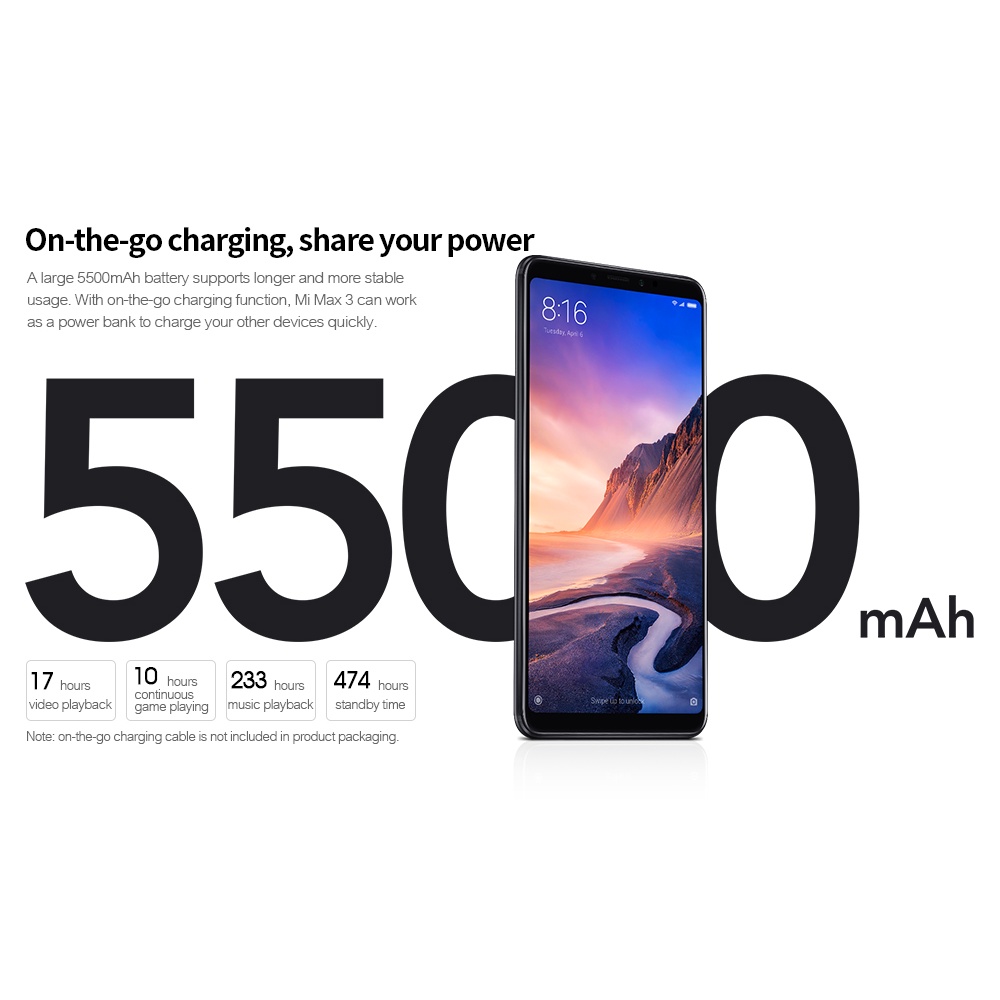 มือสอง-สมาร์ทโฟน-xiaomi-mi-max-3-6gb-128gb-หน้าจอ-6-9-นิ้ว-636-octa-core-550-0mah-12mp-5mp