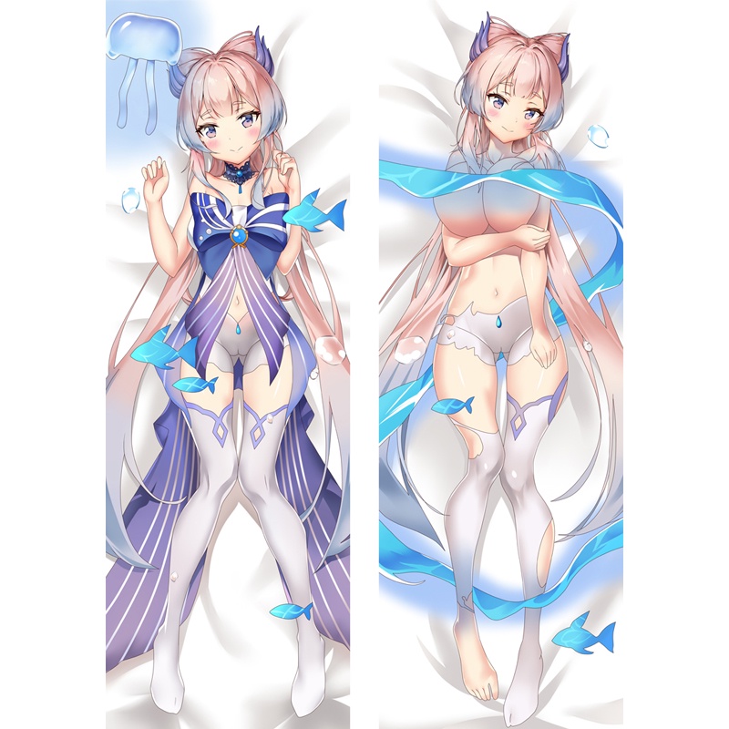 ปลอกหมอนอิง-คอสเพลย์อนิเมะ-sangonomiya-kokomi-genshin-impact-dakimakura