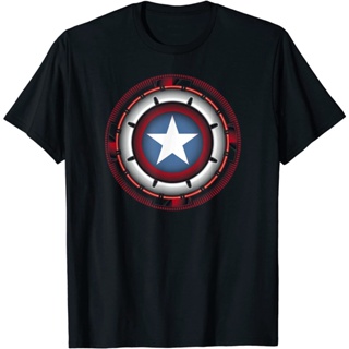 เสื้อยืด พิมพ์ลายกราฟิก Marvel Captain America Avenger Future สําหรับเด็ก_09