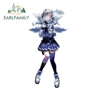 Earlfamily สติกเกอร์ไวนิล ลายกราฟฟิติ Amane Kanata ขนาด 13 ซม. x 6.7 ซม. สําหรับติดตกแต่งประตู หน้าต่างรถยนต์ รถจักรยานยนต์ เซิร์ฟบอร์ด