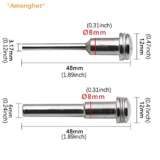 Amonghot&gt; ใหม่ ก้านใบเลื่อย เหล็ก ความเร็วสูง อะไหล่เครื่องมือโรตารี่ ก้านสกรูเพชร ก้านแมนเดรล เครื่องขัดกระดาษทราย ใบเลื่อยเหล็ก