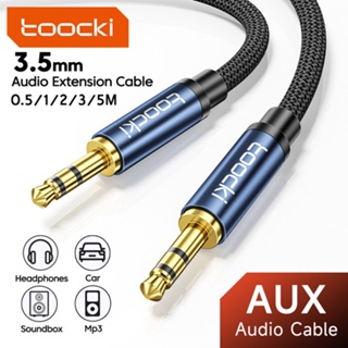 ภาพหน้าปกสินค้าToocki สายเคเบิลเสียง AUX 3.5 มม. HIFI ตัวผู้ เป็นตัวผู้ สําหรับคอมพิวเตอร์ หูฟัง Samsung Xiaomi Redmi แล็ปท็อป รถยนต์ ที่เกี่ยวข้อง