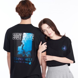 BODY GLOVE Unisex Graphic Tee Cotton T-Shirt เสื้อยืดลายกราฟฟิค รวมสี (ใหม่)_01