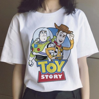 Tee Clothing T-shirt Graphic T Shirt Toy Story Women Short Sleeve Monsters Inc Print Trend Summer Cartoon Female Fa_05