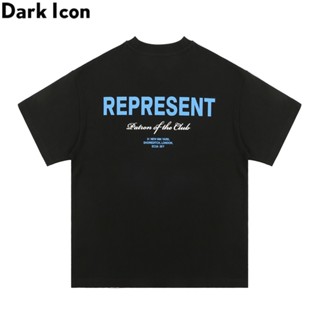 57c เสื้อยืดแขนสั้น ผ้าฝ้าย พิมพ์ลายตัวอักษร Dark Icon สไตล์ฮิปฮอป สตรีท เหมาะกับฤดูร้อน สําหรับผู้ชาย 2022 4fk_04