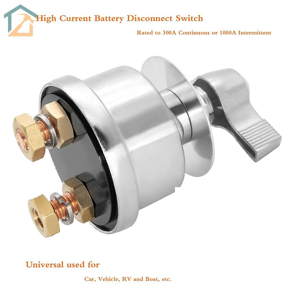 300A 12-48V DC สวิตช์ตัดการเชื่อมต่อแบตเตอรี่ กระแสไฟสูง แบตเตอรี่ ...