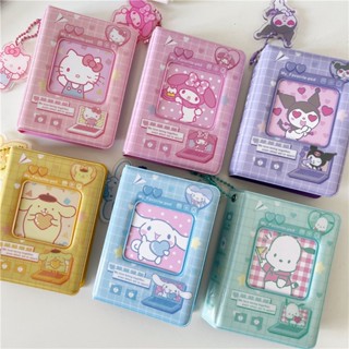 อัลบั้มรูปภาพโพลารอยด์ Sanrio Kuromi Cinnamoroll ขนาดเล็ก มี 40 ช่อง สําหรับใส่นามบัตร