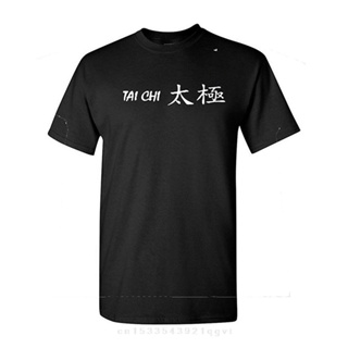 men t shirt Tai Chi Chinese Fighting Martial Art Combat Summer 2022 100% Cotton 100% Cotton Print Summer O-Neck Casual T