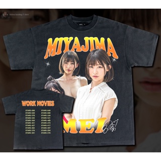 เสื้อยืดโอเวอร์ไซส์เสื้อยืดผ้าฝ้าย Mei miyajima -  Bootleg T-ShirtS-3XL