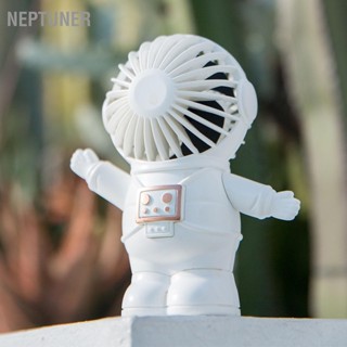 Neptuner พัดลมมือถือ ขนาดเล็ก แบบพกพา ชาร์จ Usb รูปนักบินอวกาศ สําหรับหอพัก