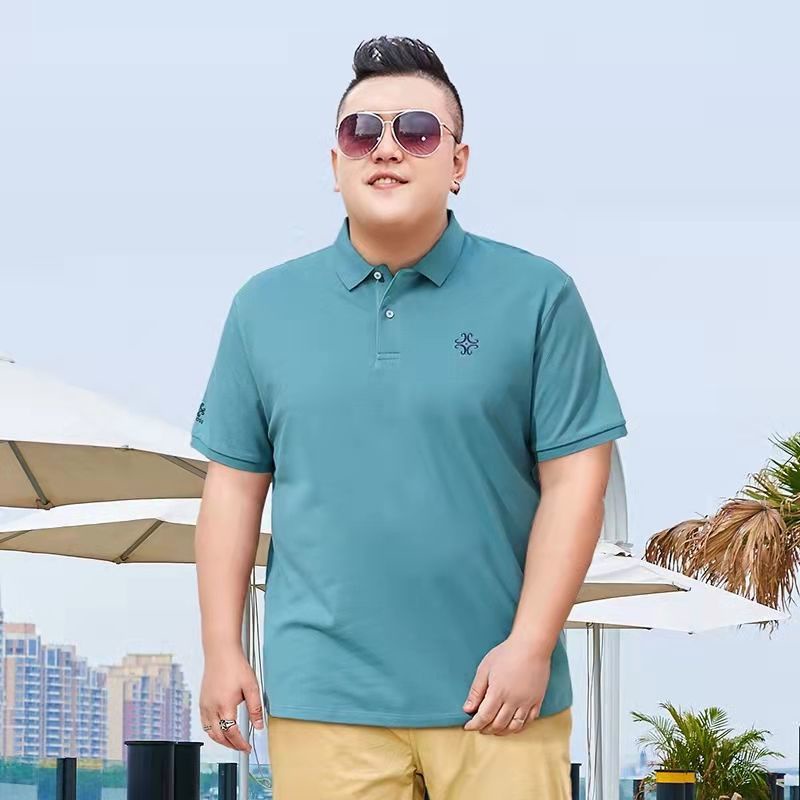 m-8xl-oversized-polo-shirt-mens-handsome-thin-short-sleeved-t-shirt-plus-fat-oversized-fat-mans-heavy-tee-summer-solid-color-polo-short-sleeved-paul-shirt-s