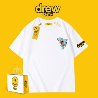 Drew smiley t-shirt FOG high street shark cotton loose casual European and American Justin Bieber the same summer_03