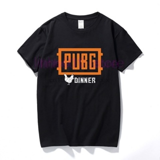 เสื้อวันพีช - เสื้อยืดโลโก้PUBGสุดเท่แฟชั่นเกมร้อนPlayerunknownBattlegroundsผู้ชนะอาหารค่ําไก่ผู้ชา_03