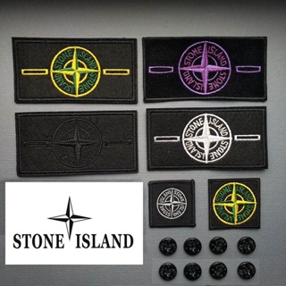 STONE ISLAND สติกเกอร์ รูปเกาะหิน สําหรับตกแต่งปลอกแขน DIY