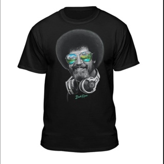 เสื้อยืด พิมพ์ลาย Dj Bob Ross ANcbcb01FFifmj11 สไตล์คลาสสิก ไม่ซ้ําใคร สําหรับผู้ชาย