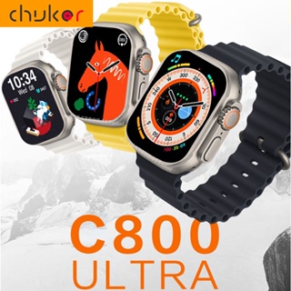 ใหม่ นาฬิกาข้อมือสมาร์ทวอทช์ IWO Series 8 8 Ultra C800 บลูทูธไร้สาย 1.9 นิ้ว คุยได้ เหมาะกับการเล่นฟิตเนส