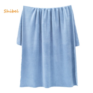 Shibel ผ้าขนหนู ผ้าฟลีซ ดูดซับน้ําได้ดี ป้องกันการซีดจาง สําหรับสระว่ายน้ําเด็ก